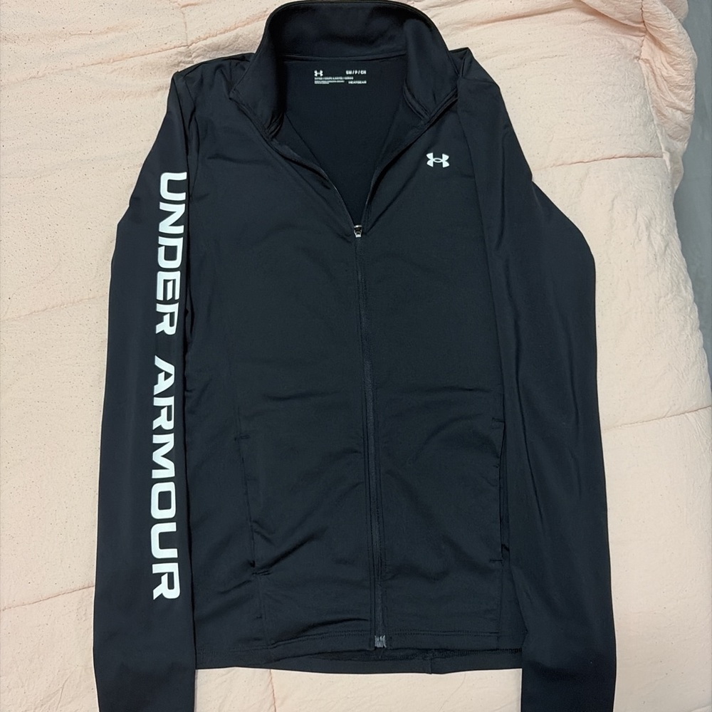 Under Armour Black Jacket with White Logo